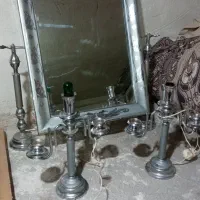 یک عدد اینه شمعدان تمیز بدون خط و خش