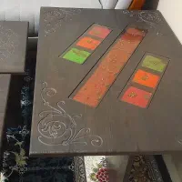 میز بزرگ با ۴تا عسلی