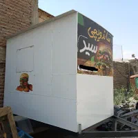 کانکس یدکی چرخ دار همراه کلیه ی وسایل ساندویچی