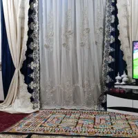 پرده پذیرایی مخمل|پرده، رانر، رومیزی|اهواز, فدک|دیوار