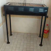 منقل کباب پز ذغالی پایه دار
