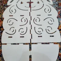 کاور فیوز،شلف خرگوشی،شلف ۳کنج گوسفند دو طبقه pvc|کتابخانه، شلف، قفسه‌های دیواری|شیراز, کاراندیش|دیوار