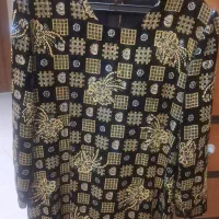 پیراهن مجلسی مخمل نو پارچه مخمل پر کار