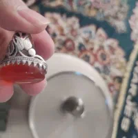 دو عدد انگشت نقره عقیق سلیمانی و یمنی اصل|جواهرات|خرم‌آباد, |دیوار