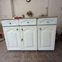کابینت فلزی سه درب سه کشو زمینی