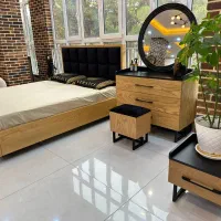 سرویس خواب چوبی مدرن مینیمال مبل شرکتی و پینترسی