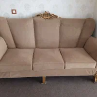 فروش ۲دست مبل راحتی وسلطنتی|مبلمان خانگی و میز عسلی|بجنورد, |دیوار