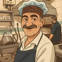 یک نفر اقا همکاری درساندویج وسیب زمینیتخم مرغ