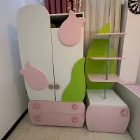 سرویس خواب کودک|تخت و سرویس خواب|نور, |دیوار