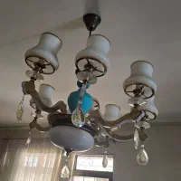 دو عدد لوستر پذیرایی یا سالن آرایش|لوستر و چراغ آویز|شیراز, دینکان|دیوار