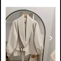 بارانی کتان استر دار