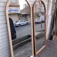 قاب با اینه قدی گنبدی تمام چوب(روس)|آینه|کرج, کوی امامیه|دیوار
