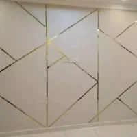 برچسب شیشه مات کن مات کابینت رفلکس نوار طلایی|خدمات پیشه و مهارت|قم, دانش|دیوار
