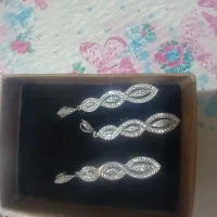 ست گوشواره وگردنبندخارجی نقره فوق العاده زیبا|جواهرات|تهران, آرژانتین|دیوار