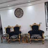 فروش مبل سلطنتی 9نفره باجلومبلی|مبلمان خانگی و میز عسلی|مریوان, |دیوار