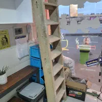 نردبان چوبی ضخیم مینیاتور