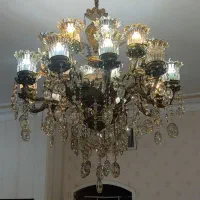 لوستر برنزی سیاه قلم