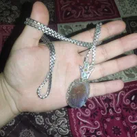 زنجیر نقره پلاک نقره