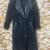 بارانی مشکی کاملا نو