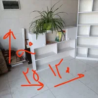 کتابخانه میز قفسه