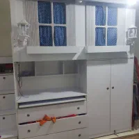 ست کامل میز، تخت و کمد نوجوان تمیز و سالم|تخت و سرویس خواب|شیراز, شهرک سراج‎|دیوار