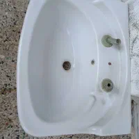 سنگ روشویی در حد نو (دستشویی)|لوازم سرویس بهداشتی|گرگان, |دیوار