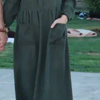 پیراهن بلند زنانه کبریتی کاملاسالم