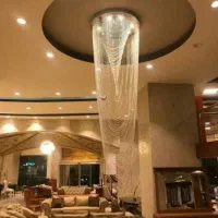 لوستر الماس. کریستالی بهار بلند دوبلکسی. AC light|لوستر و چراغ آویز|تهران, سنگلج (شاپور)|دیوار