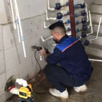 لوله کشی ساختمان و نصب پمپ