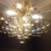 لوستر   برنز اصل آب طلا کاری شده