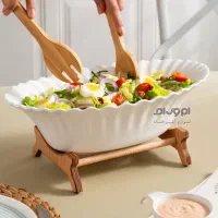 سالاد خوری سرامیکی پایه دار
