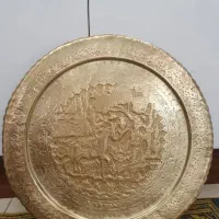 سینی عتیقه برنجی