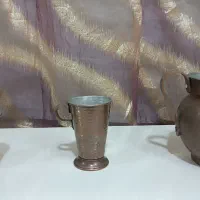 لیوان و پارچ مسی