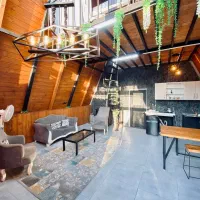 کلبه سوئیسی رشت در مکانی امن|اجارهٔ کوتاه‌مدت ویلا و باغ|رشت, حومه رشت|دیوار