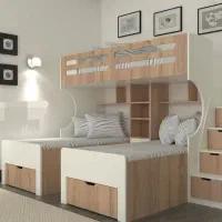 تولیدی تخت دوطبقه و ۳ سه طبقه مدل هلنا / یزد PUMA|تخت و سرویس خواب|یزد, |دیوار