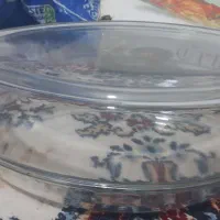 جا مرغی شیشه ای درب چفت شو|ظروف سرو و پذیرایی|شیراز, ریاستی|دیوار