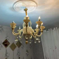 حراج لوستر مورانو هشت شاخه وارداتی نو