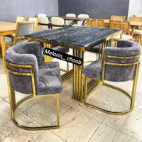 میز ناهار خوری و میز نهار خوری فلزی لیندا|میز و صندلی غذاخوری|تهران, نعمت‌آباد|دیوار