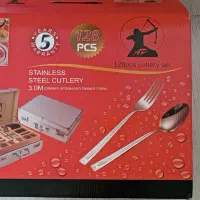 سرویس قاشق چنگال ۲۴نفره ۱۲۸پارچه|ظروف سرو و پذیرایی|سبزوار, پیروزی|دیوار