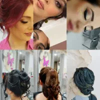 رنگ ولایت ،دکلره کامل،مش اسکاتلندی ،میکاپ ،شینیون