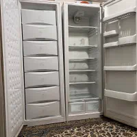 یخچال و فریزر دوقلو الکترو استیل|یخچال و فریزر|شریفآباد, |دیوار