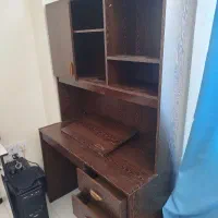 میز و کتابخانه ام دی آف دو تیکه