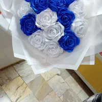 دسته گل روبانی سفارشی|گل مصنوعی|شهریار, شهریار|دیوار