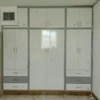 کمددیواری کابینت ام دی اف کاری نصب درب چوبی|خدمات پیشه و مهارت|مشهد, رسالت|دیوار