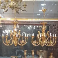 خریدار وفروشنده لوستر برنجی سالم خراب|لوستر و چراغ آویز|رباطکریم, رباطکریم|دیوار