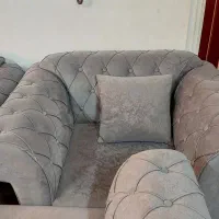 مبل راحتی مدل چستر سفارشی ساخته شده با چوب مرغوب|مبلمان خانگی و میز عسلی|خمام, |دیوار