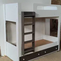 تخت دوطبقه نردبانی پایه ال|تخت و سرویس خواب|مشهد, شهرک امام هادی (شهرک غرب)|دیوار