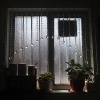 پرده کریستال درحدنو