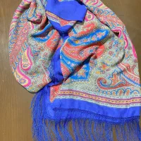 روسری،چارقد پشم وابریشم|لباس|گنبد کاووس, |دیوار