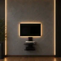 میز تلوزیون دیواری شیشه ای